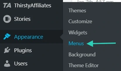 how to change menu wordpress