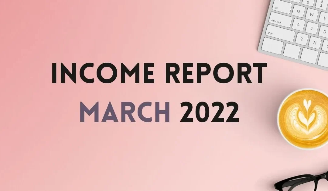 Blog Income Report March 2022