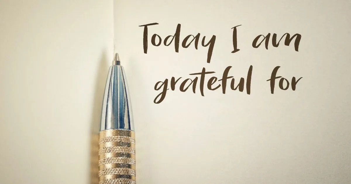 making a list of gratitudes