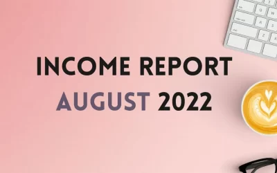 Blog Income Report August 2022