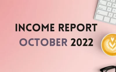 Blog Income Report October 2022