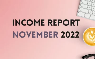 Blog Income Report November 2022