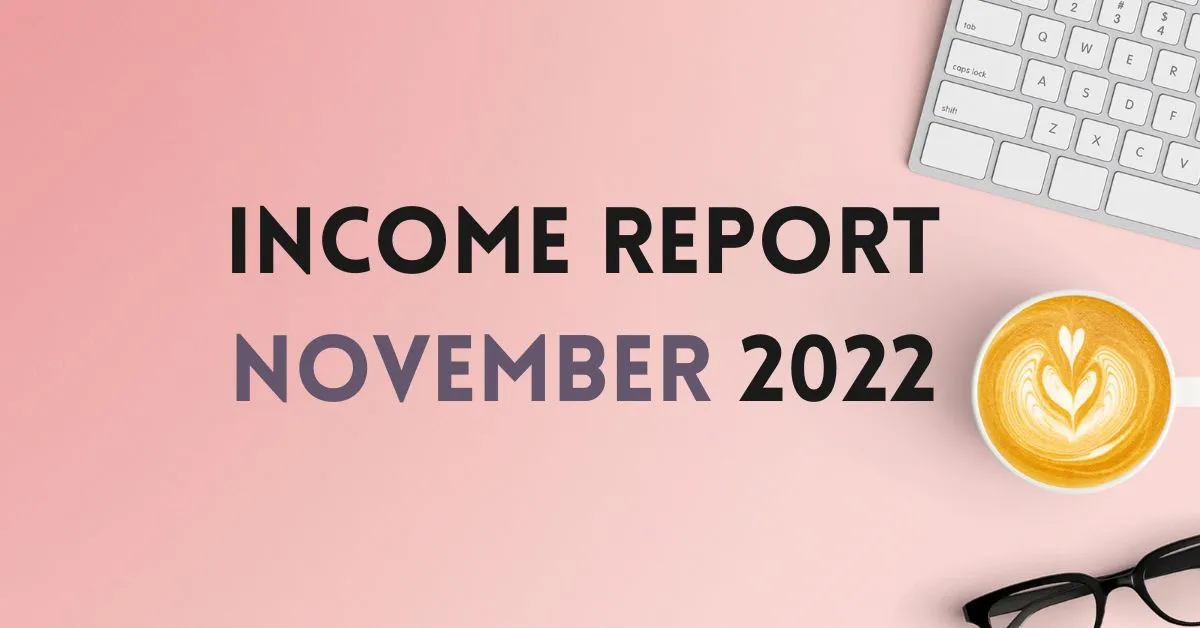 blog income report november 2022